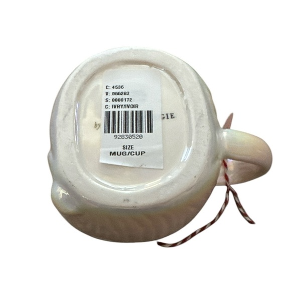 Anthropologie Merry Luster Santa Stoneware Coffee Tea Mug Cup New With Tags - Picture 4 of 6